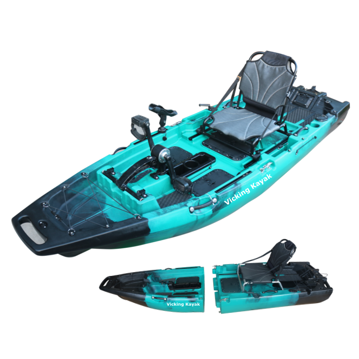Fishing Kayak Paddle - Kayak Modular Baru 2025 9.5ft dengan