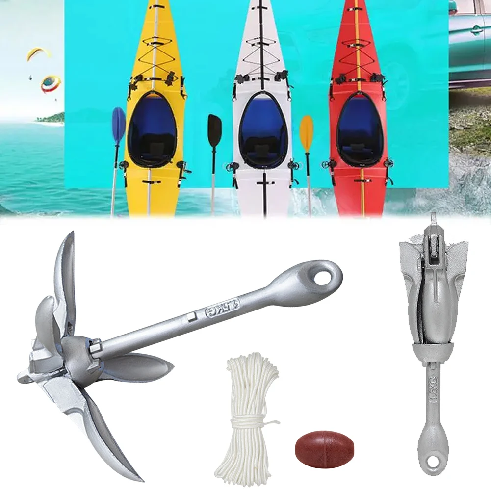 Fishing Kayak Anchor - 0.7KG 1.5KG baja tahan karat lipat