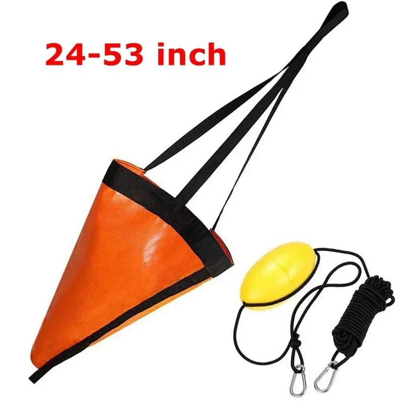 Fishing Kayak Anchor - 24/32/42/53'' Pelampung Jangkar Laut untuk Kayak,