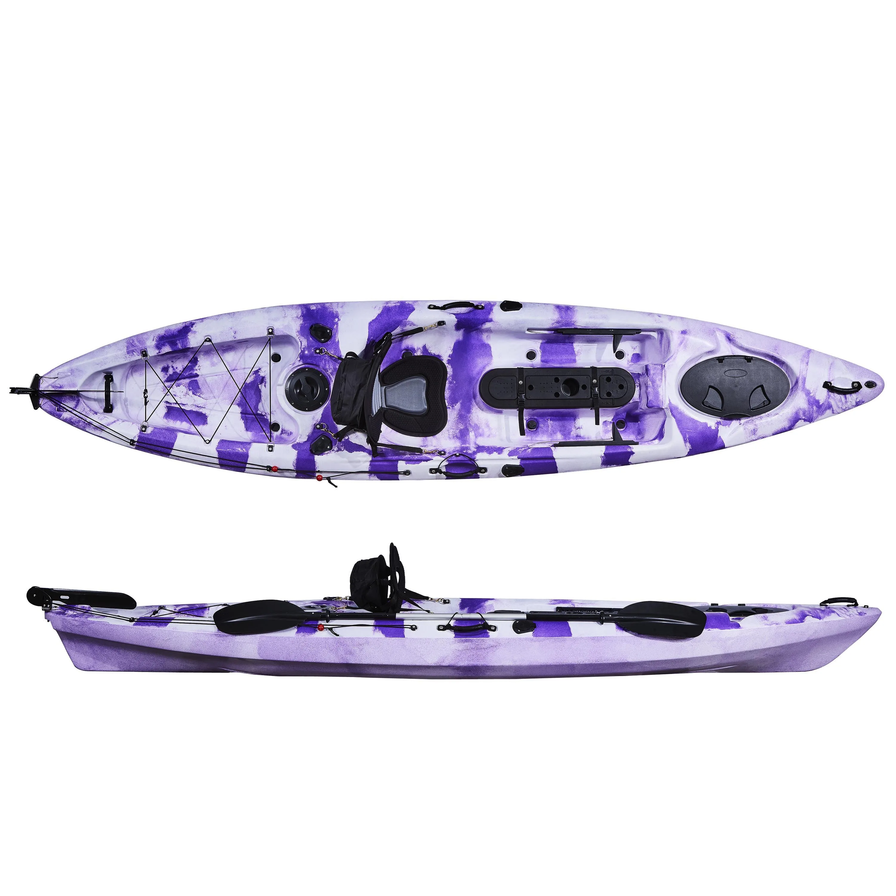 Fishing Kayak Sit In - Kayak memancing 13ft 3.95m, 1 orang