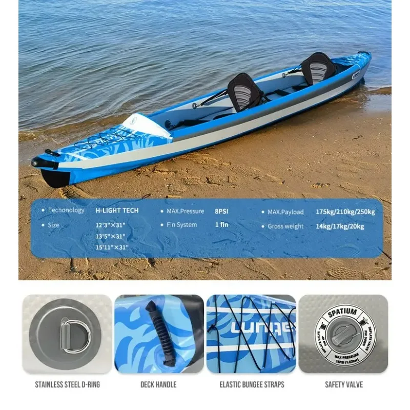 Fishing Kayak Sit In - Kayak Tiup Trendi Terbaru 2025, Perahu