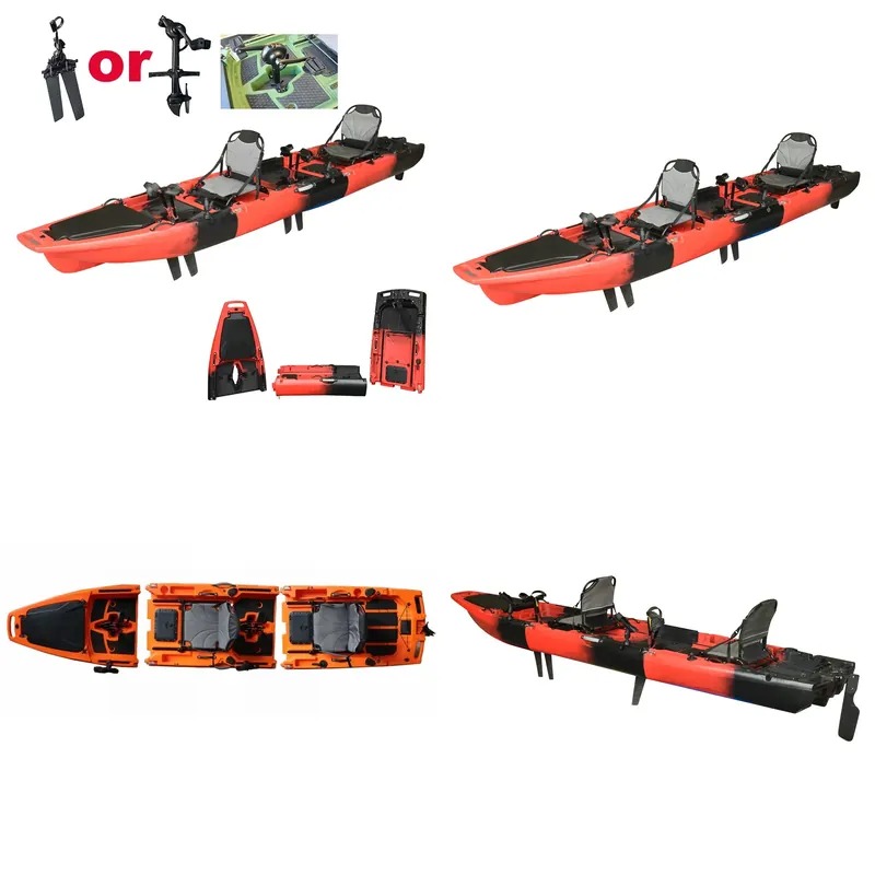 Kayak Modular Plastik Keras 14 - Fishing Kayak Pedal Drive ulasan dan harga