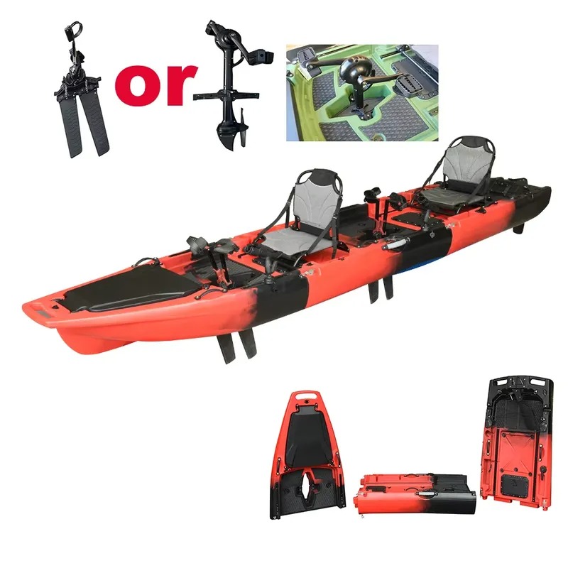 Kayak Modular Plastik Keras 14 - Fishing Kayak Pedal Drive ulasan dan harga