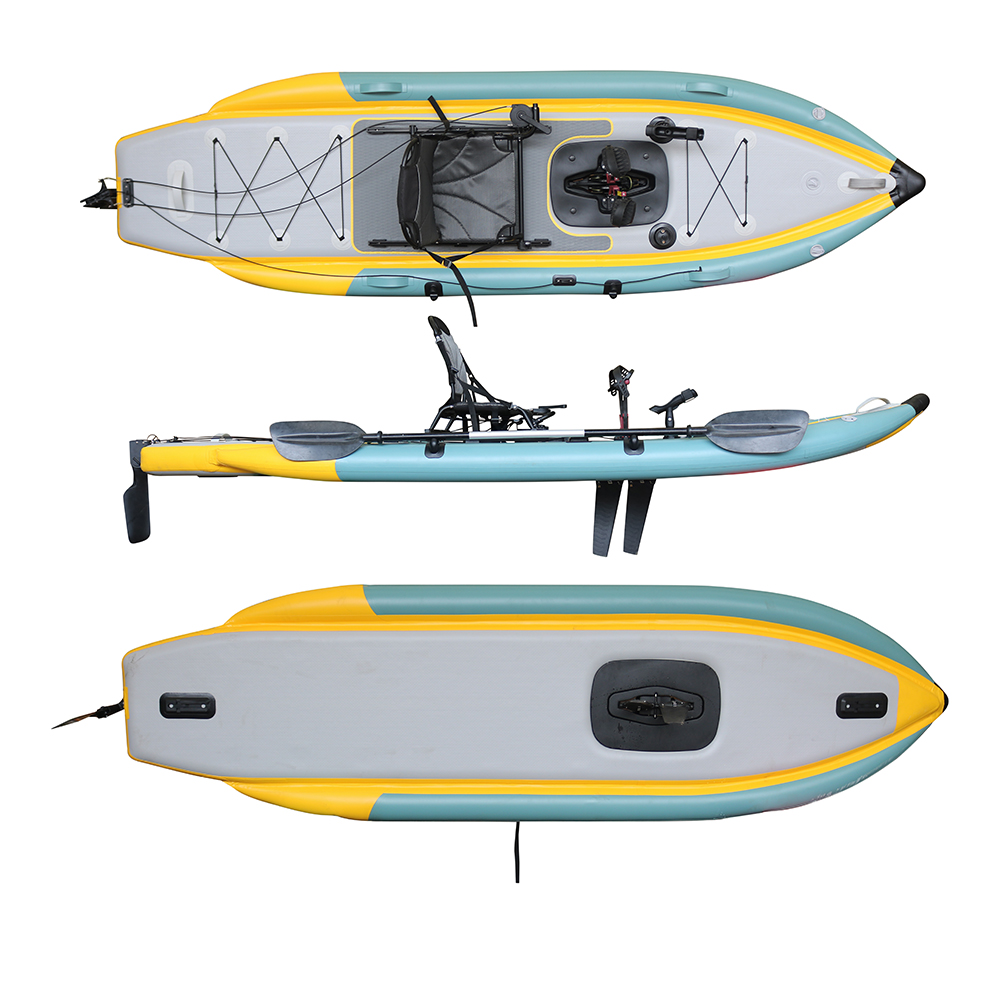 Kayak Lipat Tiup PVC Sistem Pe - Fishing Kayak Sit On Top ulasan dan harga