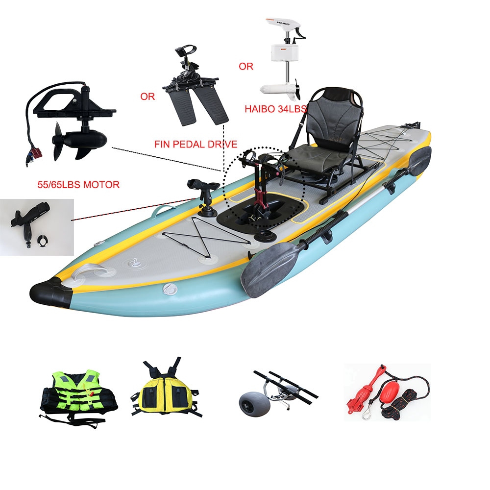 Kayak Lipat Tiup PVC Sistem Pe - Fishing Kayak Sit On Top ulasan dan harga
