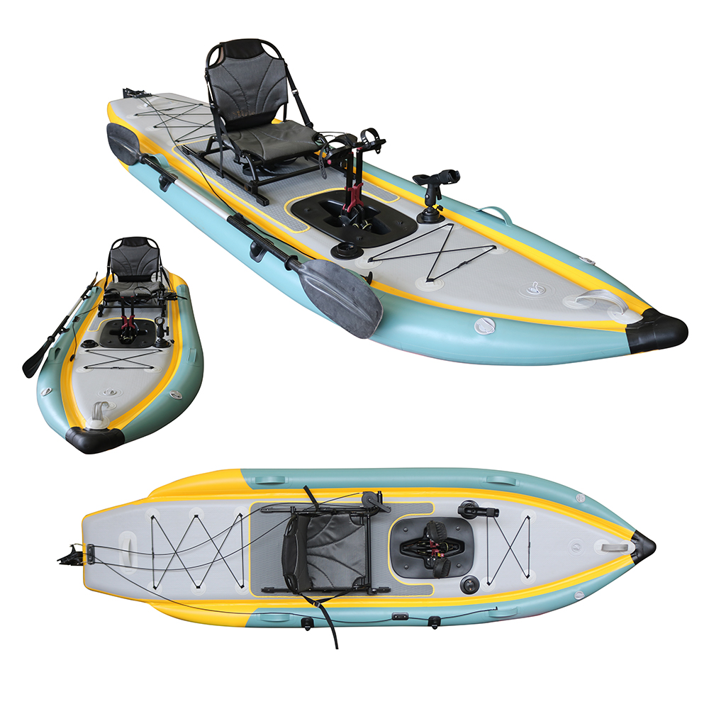 Kayak Lipat Tiup PVC Sistem Pe - Fishing Kayak Sit On Top ulasan dan harga