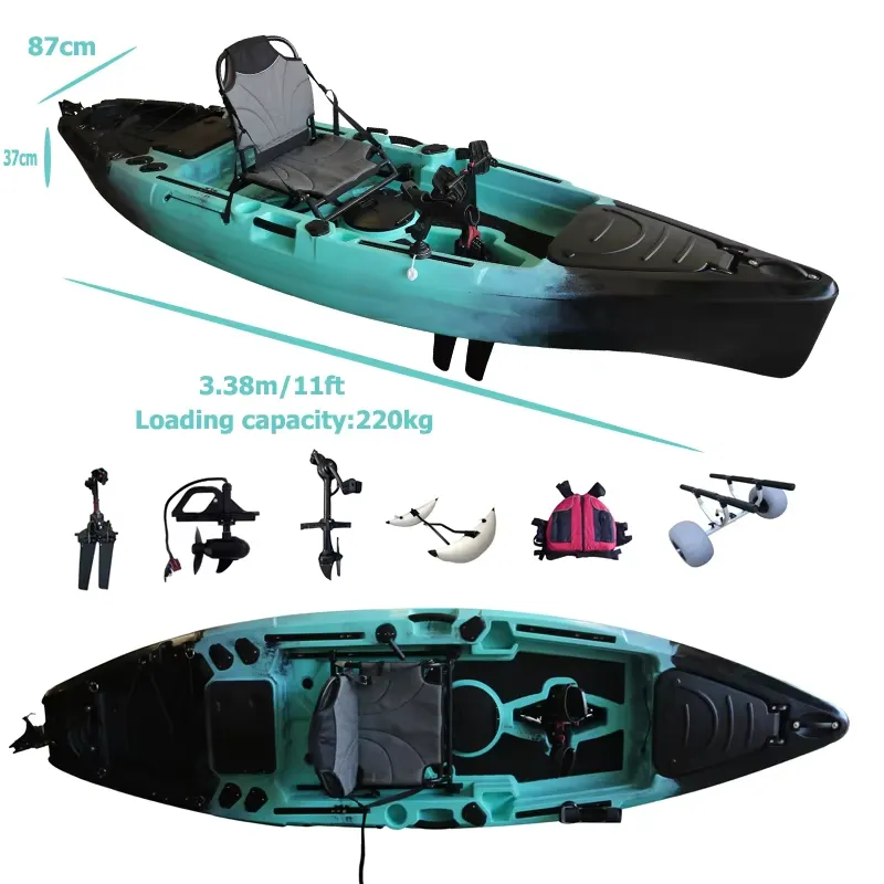 Kayak Pedal Flap Drive 11ft HD - Fishing Kayak Sit In ulasan dan harga