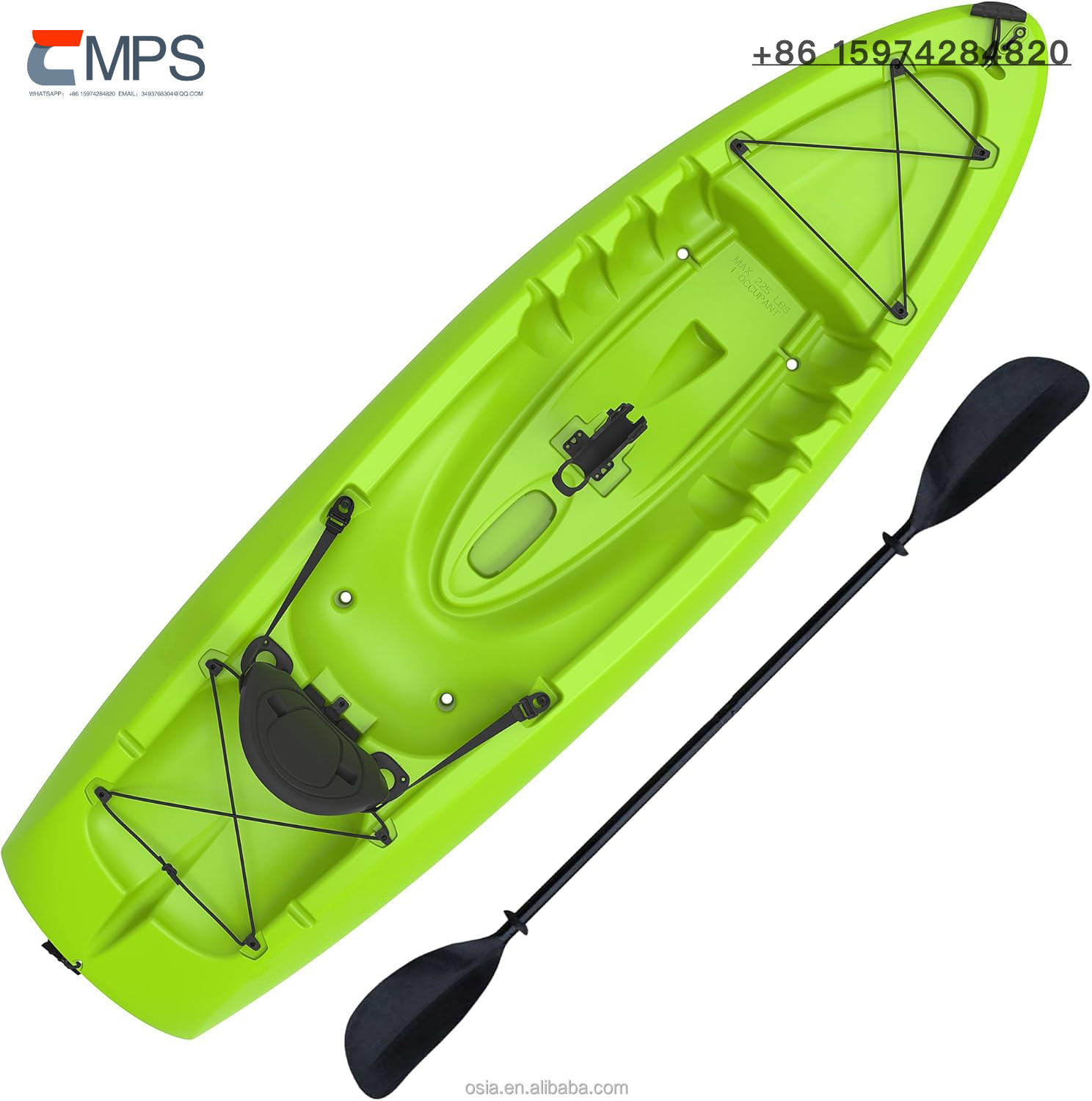 Kayak Plastik Keras untuk Mema - Fishing Kayak Sit In ulasan dan harga