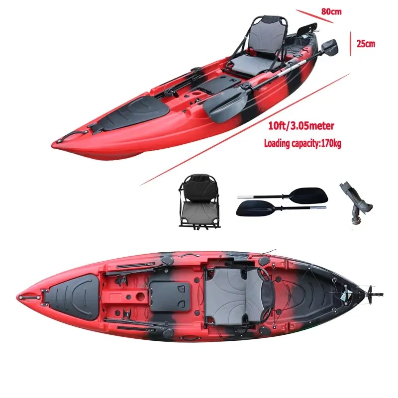 Kayak Pancing Duduk Tunggal 10 - Fishing Kayak Paddle ulasan dan harga