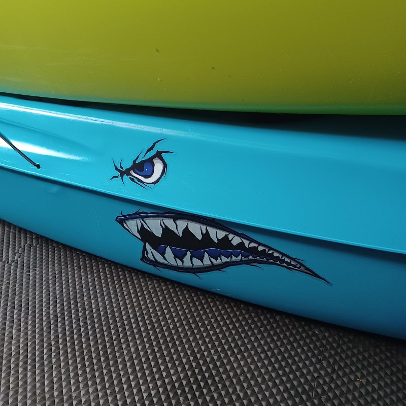 2 Buah Stiker Perahu Mulut Gig - Fishing Kayak Sit On Top ulasan dan harga