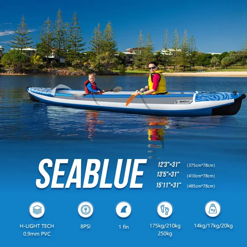 Kayak Tiup Trendi Terbaru 2025 - Fishing Kayak Sit In ulasan dan harga